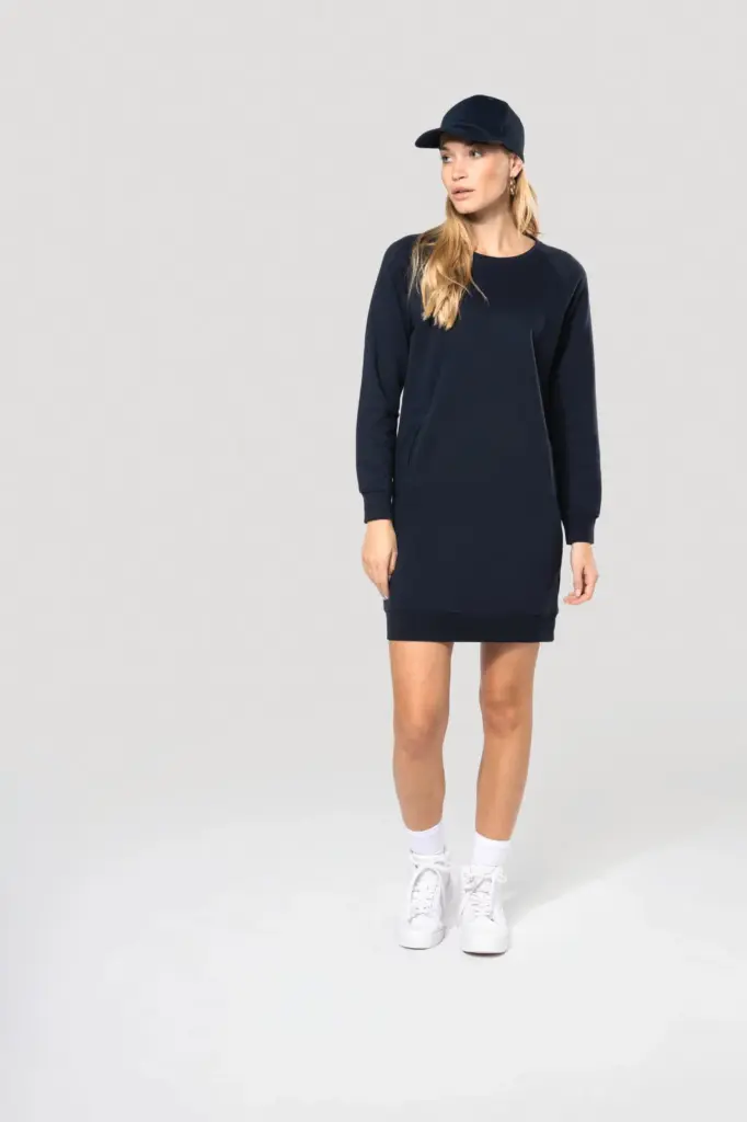 Bio fleece lounge jurk — productfoto 4
