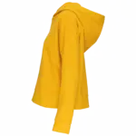 Bio lounge damessweater met capuchon, mellow yellow — productfoto 2