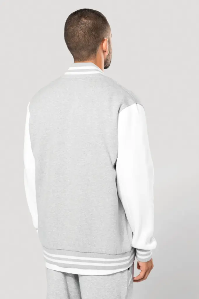 K497-11_2024 - Hidalgo-werbeartikel College jacket unisex — productfoto 3