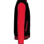 College jacket unisex, black / red — productfoto 5