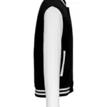 PS_K497-S_BLACK-WHITE - Hidalgo-werbeartikel College jacket unisex, black/white — productfoto 6