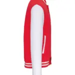 PS_K497-S_RED-WHITE - Hidalgo-werbeartikel College jacket unisex, red / white — productfoto 11