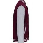 PS_K497-S_WINE-OXFORDGREY - Hidalgo-werbeartikel College jacket unisex, wine / oxford grey — productfoto 12