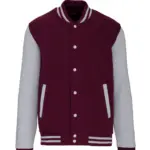 College Jacket K497 Bedrucken Unisex Fleece Kontrast XS-3XL — Produktfoto 13