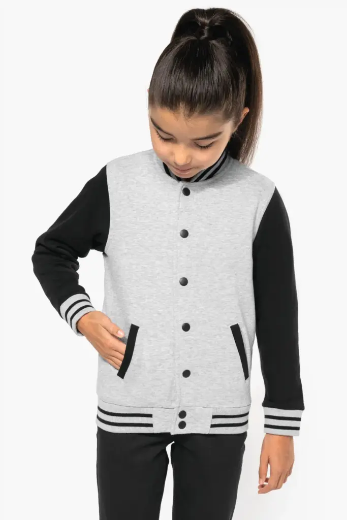 Kinder college jacket — productfoto 2