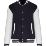 Kinder college jacket, navy / white — productfoto 6