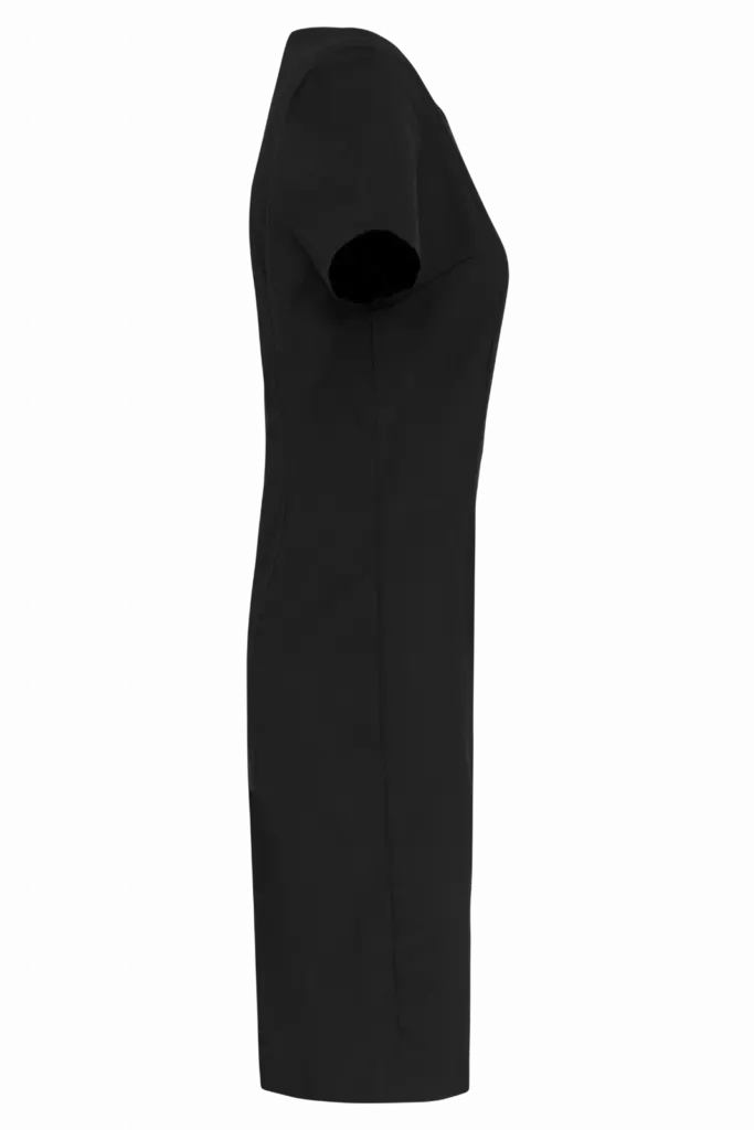 PS_K500-S_BLACK - Hidalgo-werbeartikel Jurk met korte mouwen, black — productfoto 6