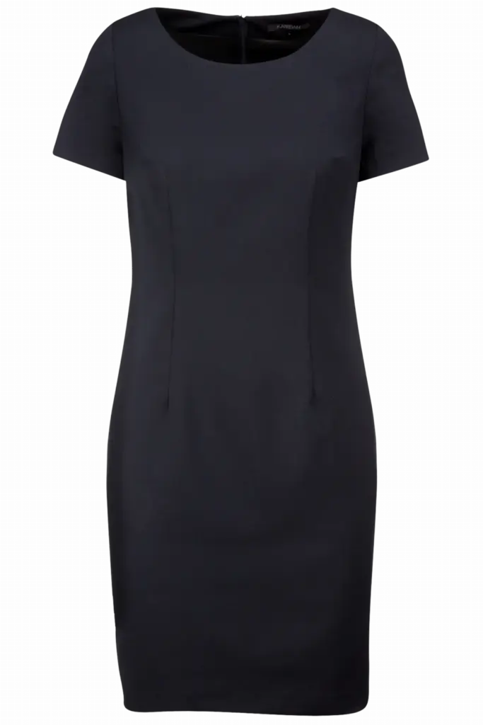 Jurk met korte mouwen, navy — productfoto 8