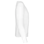 Damesblouse in crêpe met lange mouwen, off white — productfoto 7
