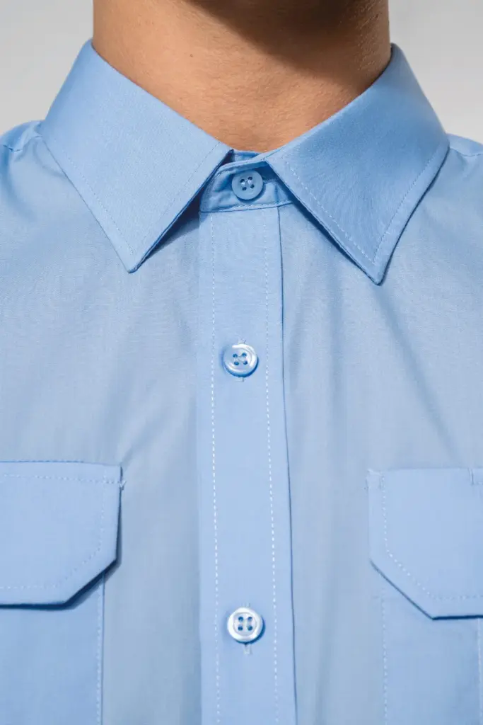 Herenpilootoverhemd lange mouwen — productfoto 4