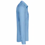 Herenpilootoverhemd lange mouwen, sky blue — productfoto 6