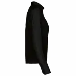 Damespilootoverhemd lange mouwen, black — productfoto 5