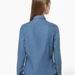 Damesblouse Denim — productfoto 2