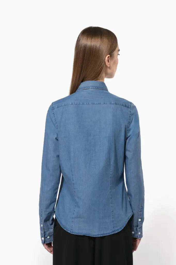 Damesblouse Denim — productfoto 2