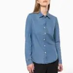 Damesblouse Denim — productfoto 3