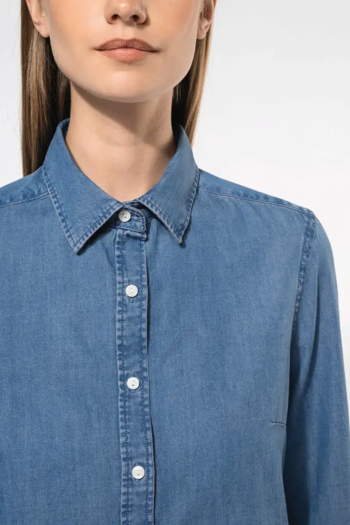 Damesblouse Denim — productfoto 4