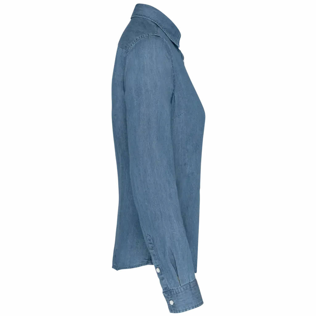 Damesblouse Denim, chambray blue — productfoto 5