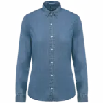 Damesblouse Denim, chambray blue — productfoto 6