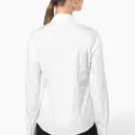 Damesblouse in popeline met lange mouwen — productfoto 2