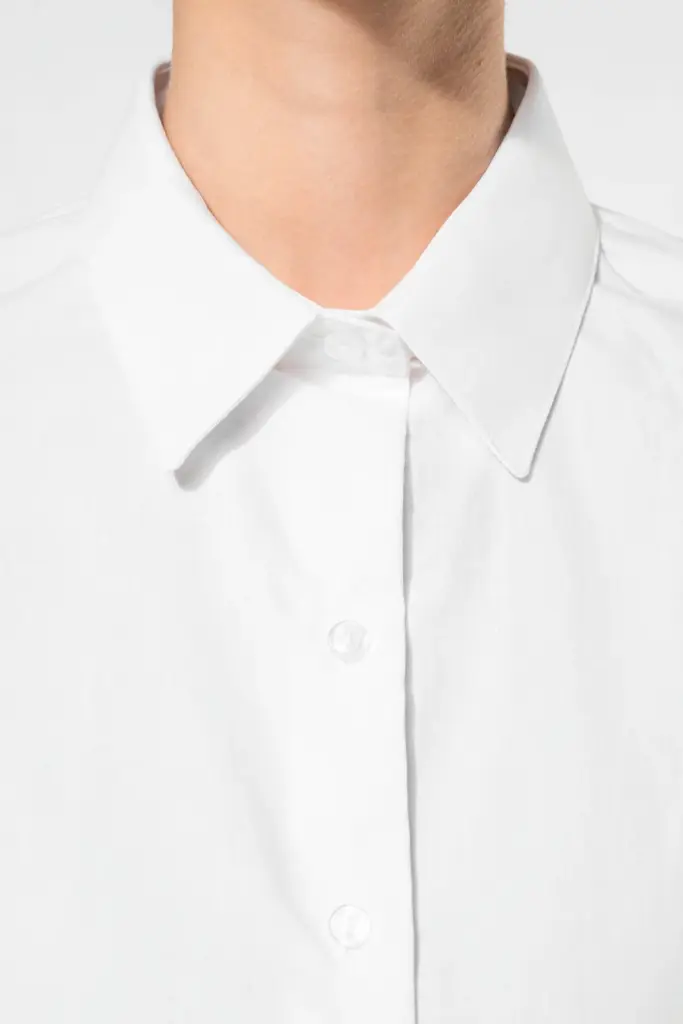 K510-6_2026 - Hidalgo-werbeartikel Damesblouse in popeline met lange mouwen — productfoto 4