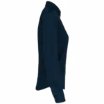 PS_K510-S_NAVY - Hidalgo-werbeartikel Damesblouse in popeline met lange mouwen, navy — productfoto 7