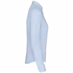 PS_K510-S_STRIPEDPALEBLUE-WHITE - Hidalgo-werbeartikel Damesblouse in popeline met lange mouwen, striped pale blue / white — productfoto 8