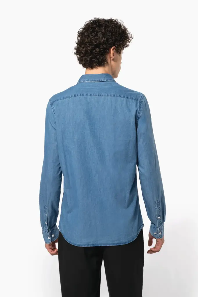 K512-16_2026 - Hidalgo-werbeartikel Herenoverhemd Denim — productfoto 2