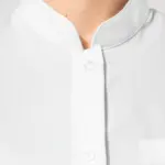 Damesblouse met "Mao" kraag lange mouwen — productfoto 3