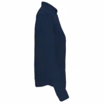 Damesblouse met "Mao" kraag lange mouwen, navy — productfoto 6