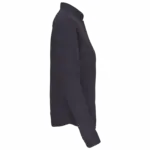 Damesblouse met "Mao" kraag lange mouwen, zinc — productfoto 10