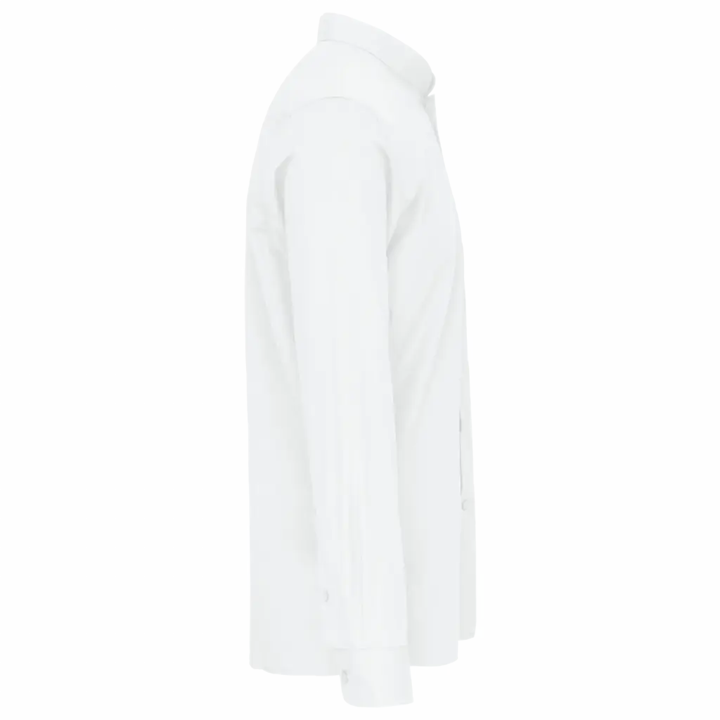 PS_K515-S_WHITE - Hidalgo-werbeartikel Herenoverhemd met "Mao" kraag lange mouwen, white — productfoto 8