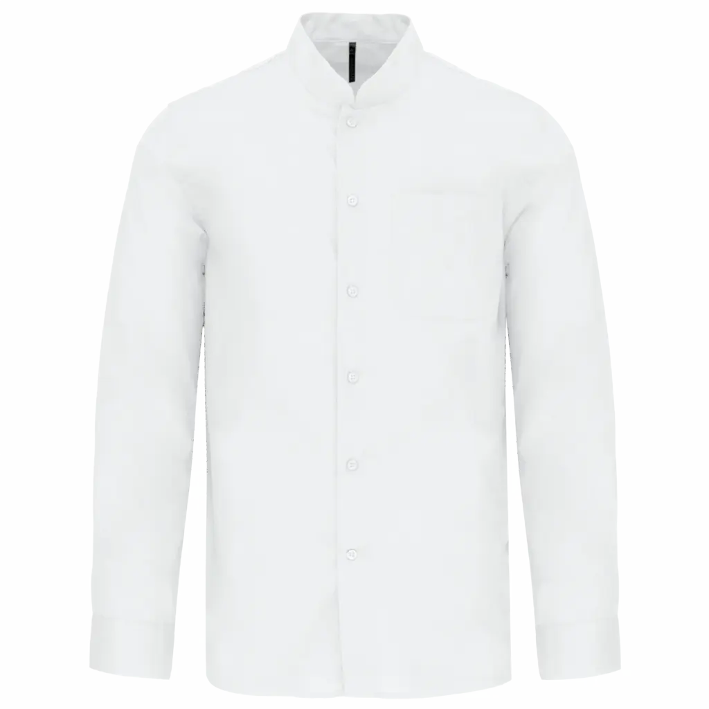 Herrenhemd K515 Mao-Kragen bedrucken Langarm Popeline S-4XL — Produktfoto 9