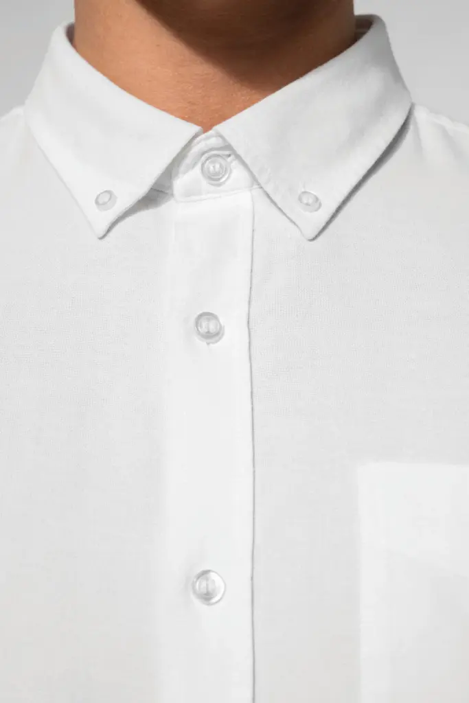 Heren Oxford overhemd lange mouwen — productfoto 3