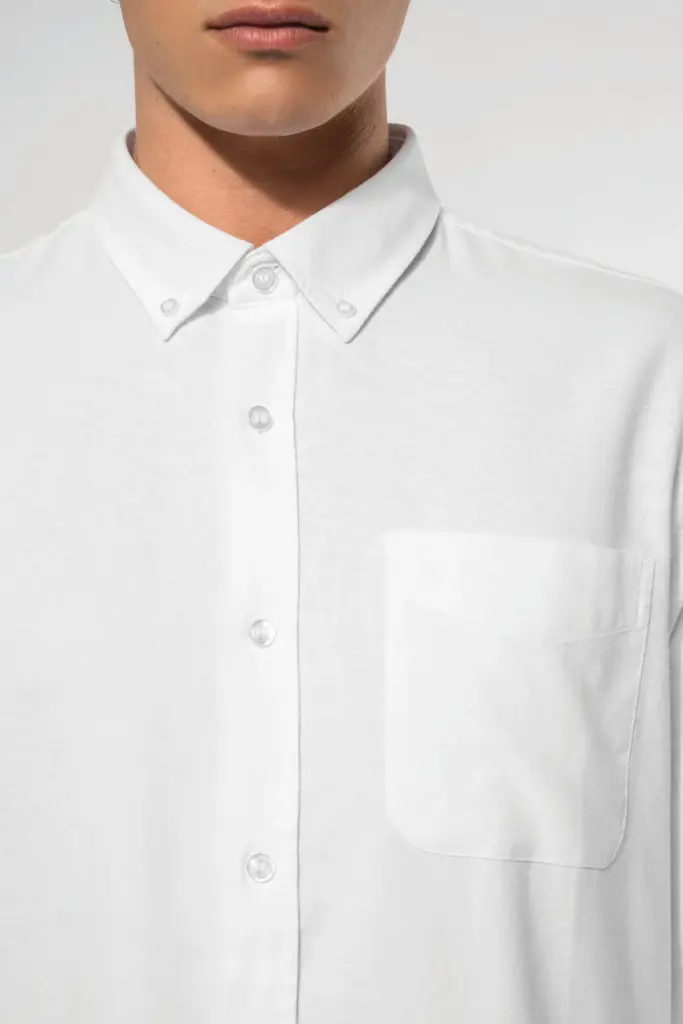Heren Oxford overhemd lange mouwen — productfoto 4