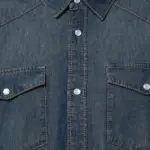 Heren denim overhemd lange mouwen — productfoto 4