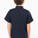 Kinder poplin overhemd korte mouwen — productfoto 2