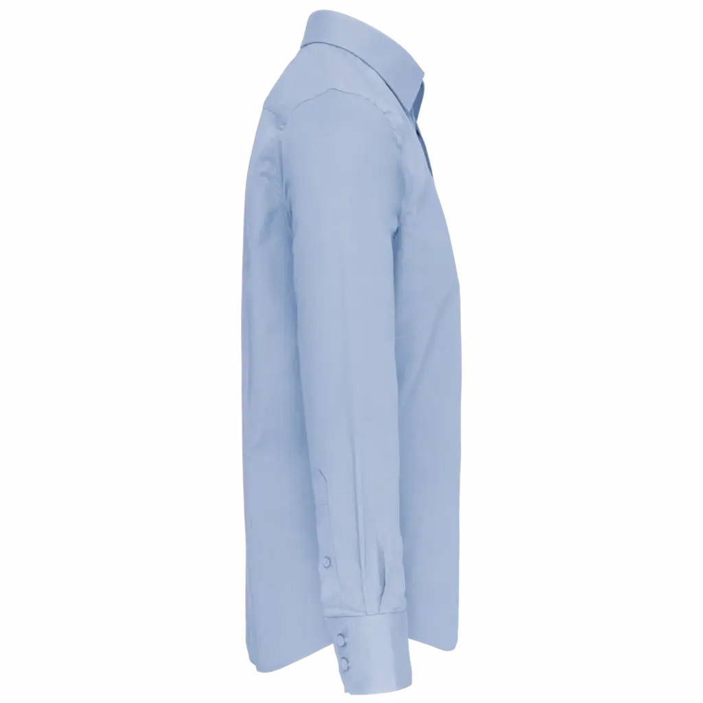 PS_K529-S_LIGHTBLUE - Hidalgo-werbeartikel Heren stretch overhemd lange mouwen, light blue — productfoto 6