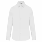 Heren stretch overhemd lange mouwen, white — productfoto 9