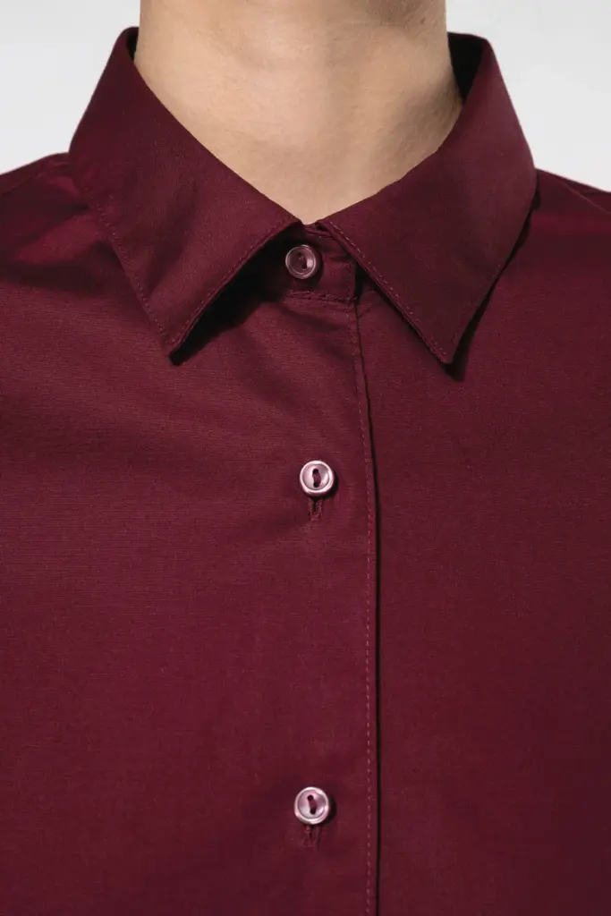 Dames stretch blouse lange mouwen — productfoto 4