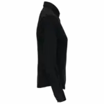 Dames stretch blouse lange mouwen, black — productfoto 5