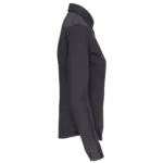 Dames stretch blouse lange mouwen, zinc — productfoto 10