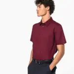 Heren stretch overhemd korte mouwen — productfoto 3