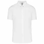 Heren stretch overhemd korte mouwen, white — productfoto 9