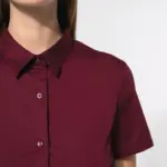 Dames stretch blouse korte mouwen — productfoto 3