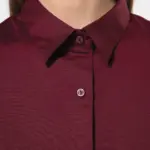 Dames stretch blouse korte mouwen — productfoto 4