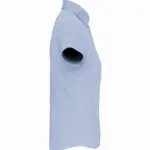 PS_K532-S_LIGHTBLUE - Hidalgo-werbeartikel Dames stretch blouse korte mouwen, light blue — productfoto 6