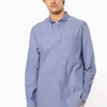 Heren Oxford overhemd lange mouwen — productfoto 2