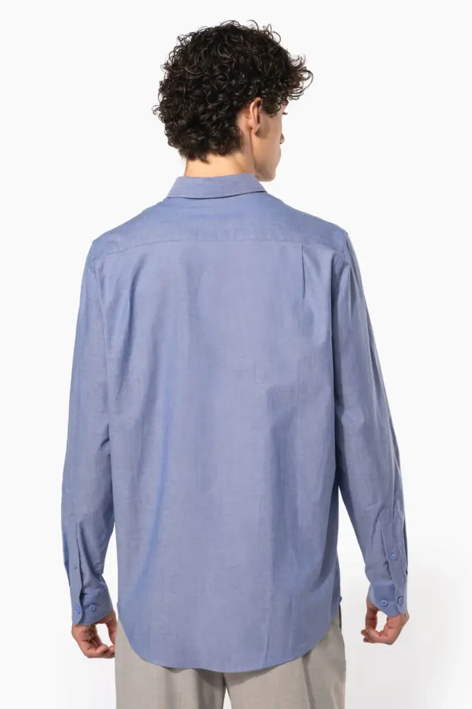 K533-5_2026 - Hidalgo-werbeartikel Heren Oxford overhemd lange mouwen — productfoto 3