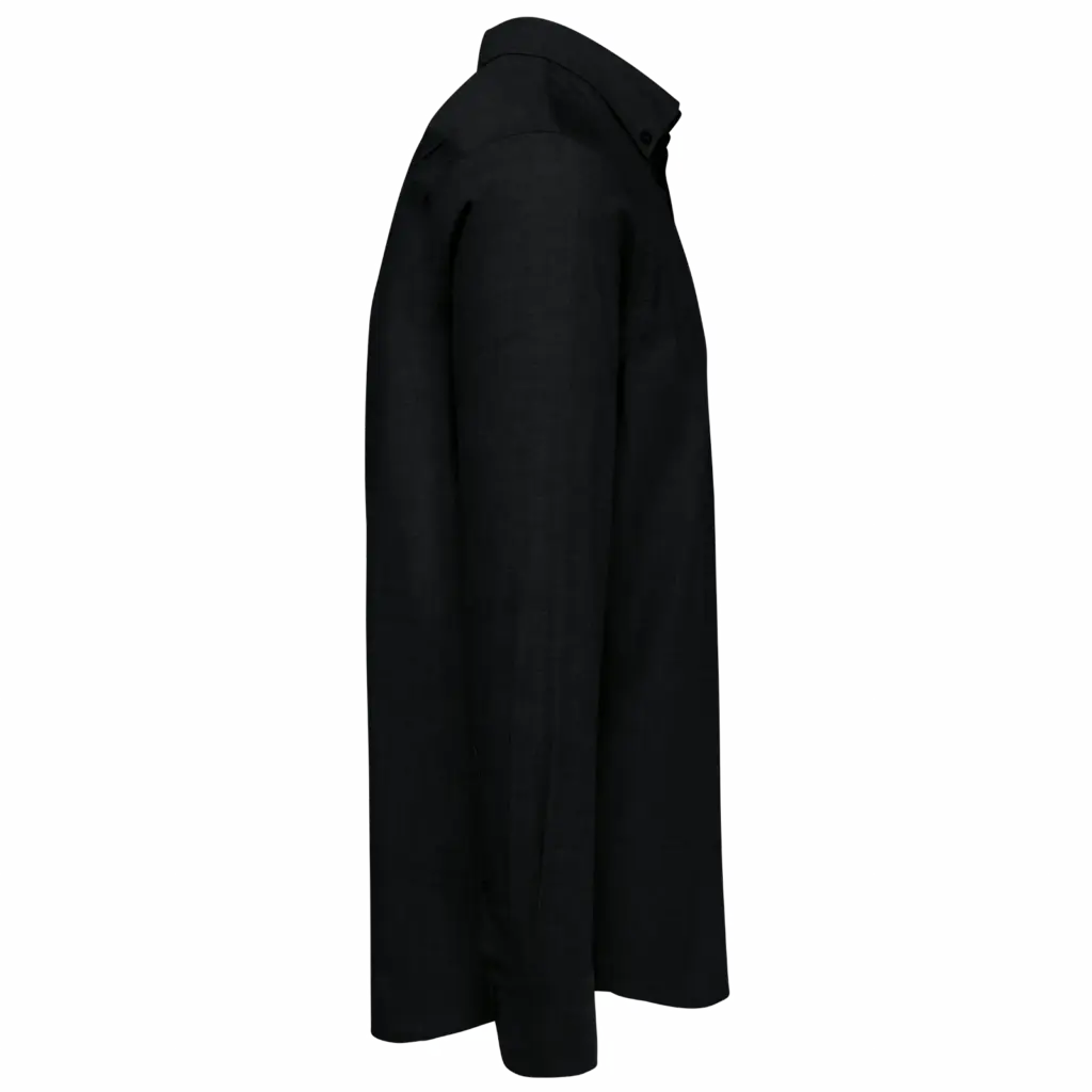 PS_K533-S_BLACK - Hidalgo-werbeartikel Heren Oxford overhemd lange mouwen, black — productfoto 5