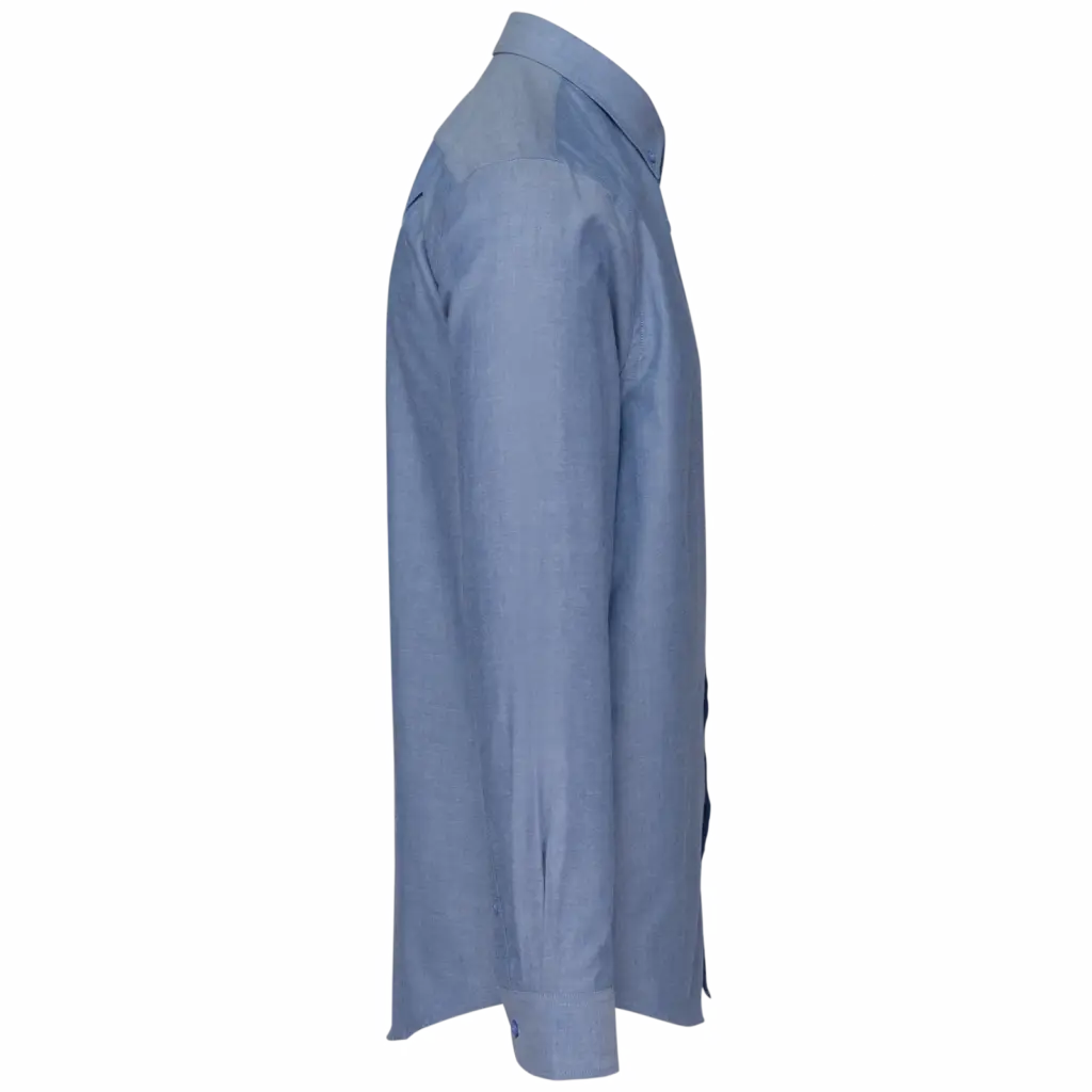 PS_K533-S_OXFORDCOBALTBLUE - Hidalgo-werbeartikel Heren Oxford overhemd lange mouwen, oxford cobalt blue — productfoto 7